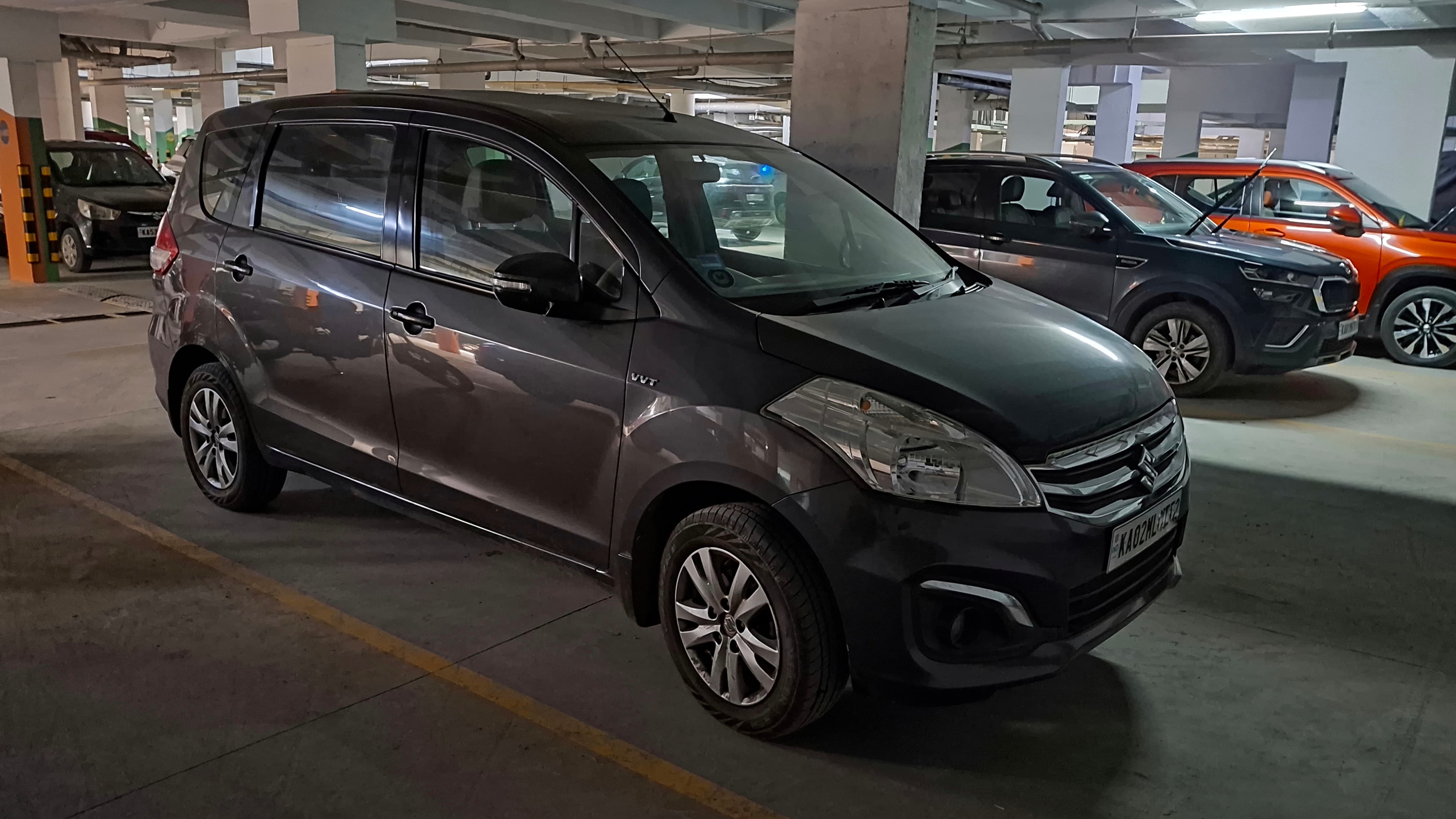 Maruti Suzuki Ertiga available for rent with driver