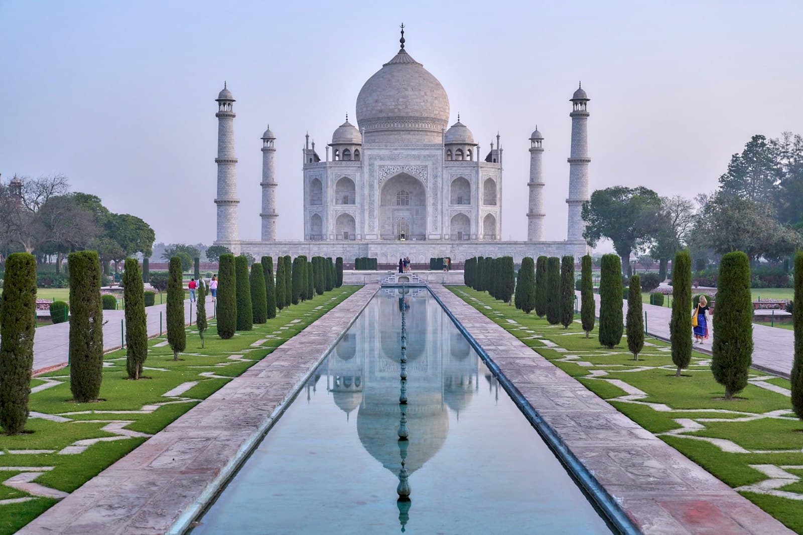 Taj Mahal, a landmark long-distance travel destination from Gujarat